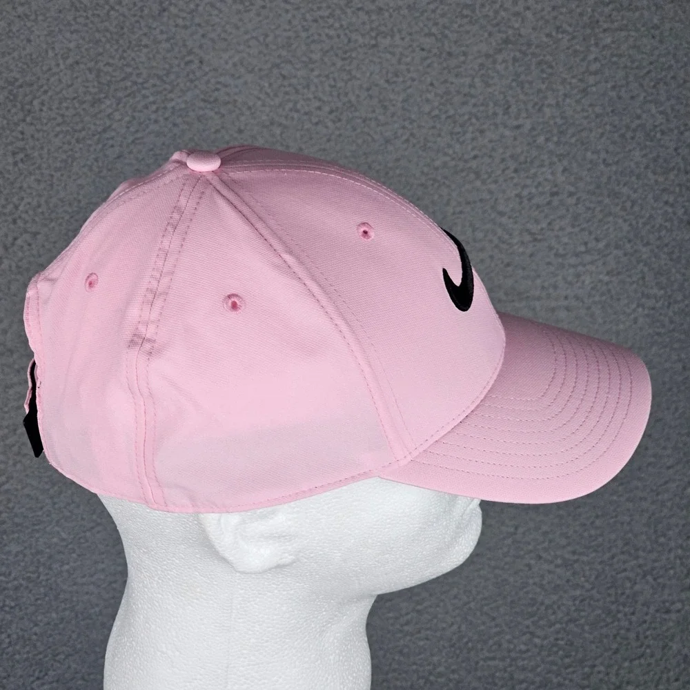 Nike Hat Mens L/XL Pink Club Cap Dri-FIT FB5625-690 Adjustable Swoosh Logo